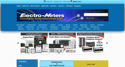Desktop Screenshot of electro-meters.com